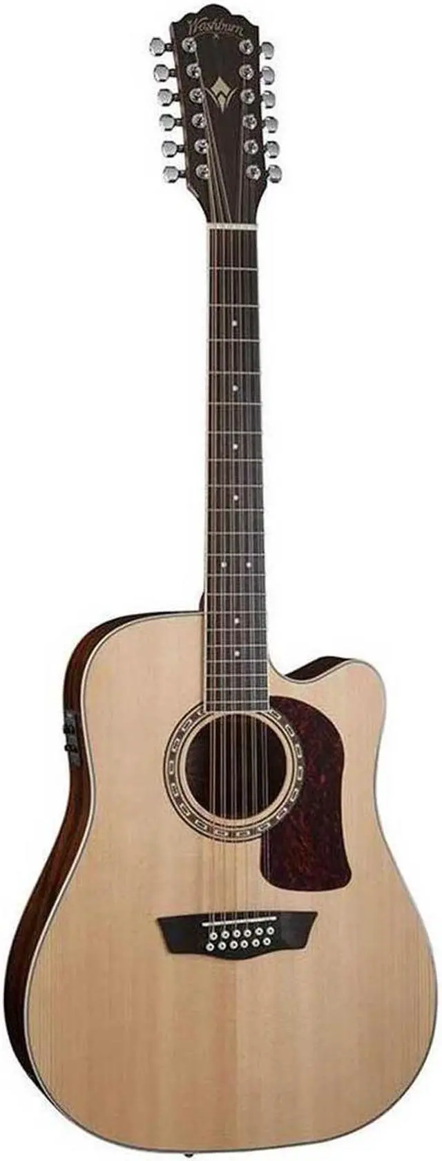 Alt view image 6 of 8 - Washburn HD10SCE12 Heritage 12-String Acoustic-Electric Guitar