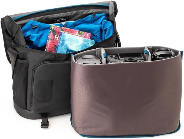 Alt view image 5 of 7 - Tenba DNA 16 Slim Messenger Bag, Black #638-574