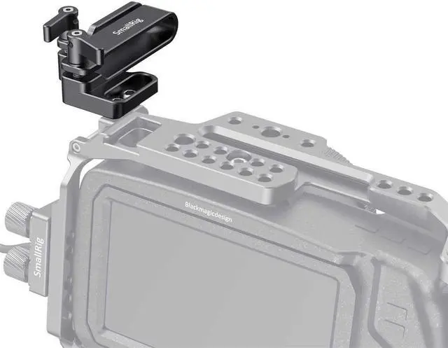 Alt view image 6 of 7 - SmallRig Samsung T5 SSD Mount for BMPCC 4K/6K and Z CAM E2 Cages, New Version