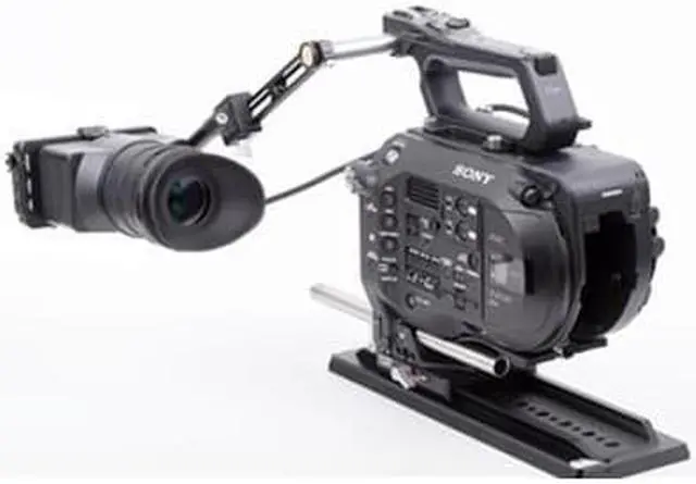 Alt view image 3 of 6 - Wooden Camera UVF Mount for Sony FX9, FS7, FS7mkII, Panasonic EVA1 Cameras, No Clamp