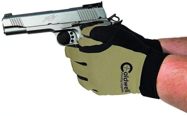 Alt view image 2 of 2 - Caldwell Large/X-Large Ultimate Shooting Golves With Breathable Material, Padding, And Touch Control For For Target Shooting, Range, And Hunting