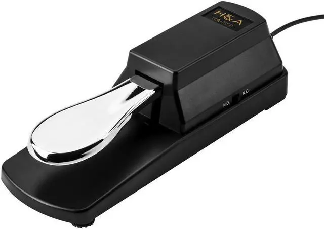 Main image of H&A Keyboard Sustain Pedal, Chrome