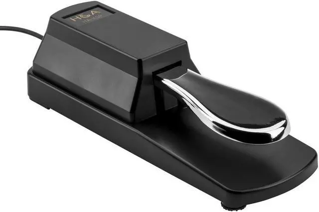Alt view image 3 of 7 - H&A Keyboard Sustain Pedal, Chrome