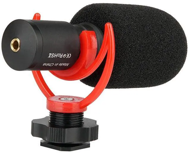 Alt view image 2 of 7 - AndyCine M1 Compact On-Camera Microphone with 3.5mm TRRS Cable