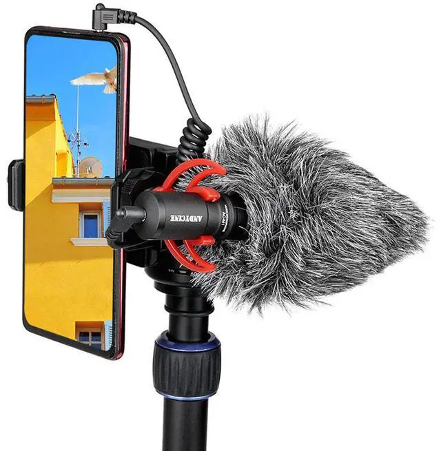 Alt view image 6 of 7 - AndyCine M1 Compact On-Camera Microphone with 3.5mm TRRS Cable