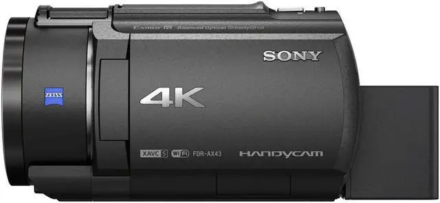 Alt view image 13 of 17 - Sony FDR-AX43A UHD 4K Handycam Camcorder
