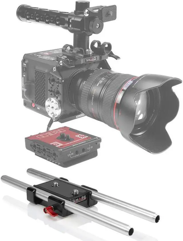 Alt view image 4 of 7 - Shape Full Camera Cage with 15mm LW Rod System for RED KOMODO