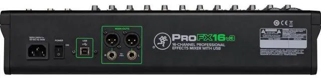 Alt view image 19 of 19 - Mackie ProFX16v3 16 Channel 4-bus Professional Effects Mixer with USB