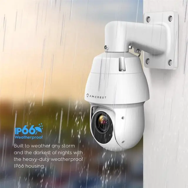 Alt view image 8 of 8 - Amcrest 4K (8MP) Outdoor PTZ POE + IP Camera Pan Tilt Zoom (Optical 25x Motorized) Human and Vehicle Detection AI, Perimeter Protection, 328ft Night Vision POE+ (802.3at) IP8M-2899EW-AI