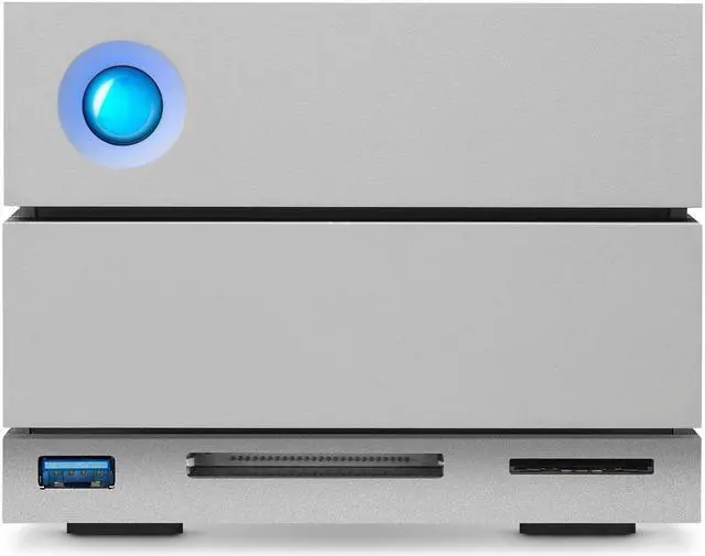 Alt view image 4 of 4 - LaCie 2big Dock 36TB USB 3.2 Gen 2 External Hard Drive STLG36000400 Black