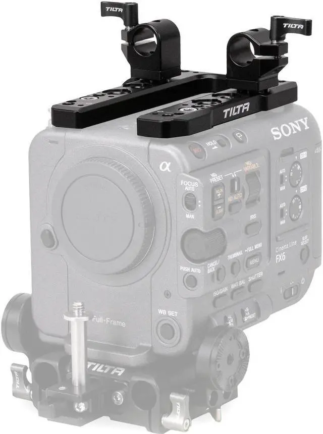 Alt view image 3 of 3 - Tilta Multi-Functional Top Plate for Sony FX6, Black