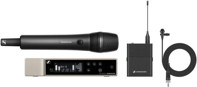 Alt view image 7 of 13 - Sennheiser EW-D ME2/835-S SET Digital Wireless Combo Microphone System (R4-9: 552 to 607 MHz)