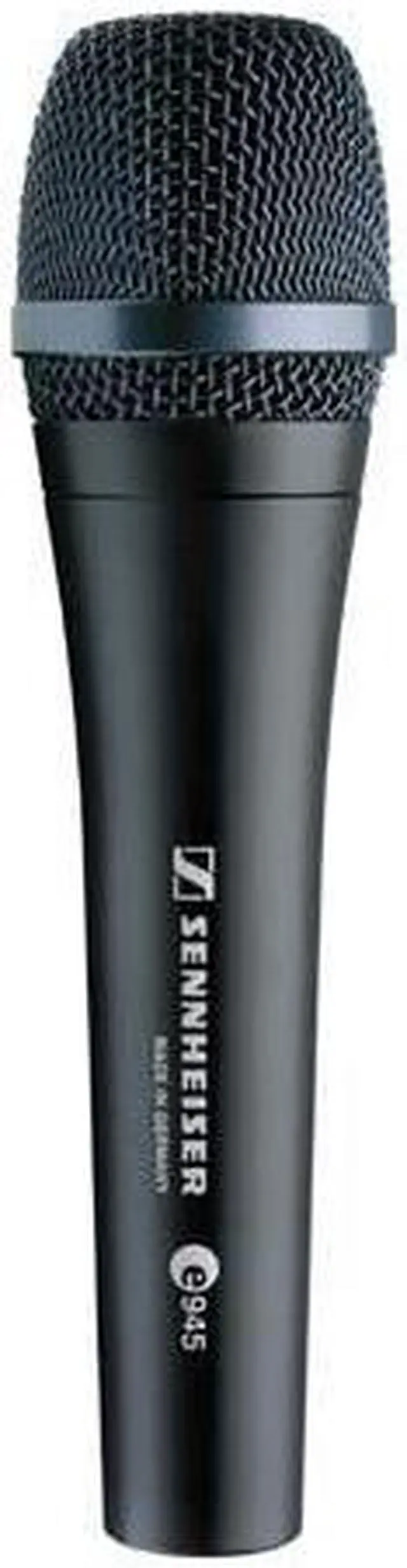 Alt view image 7 of 7 - Sennheiser Sennheiser e 945 Wired Super-cardioid Dynamic Handheld Vocal Microphone w/Clip Bundle with Value Series XLR M to F Professional Microphone Cable, On-Stage ASWS58 Foam Windscreen, Black