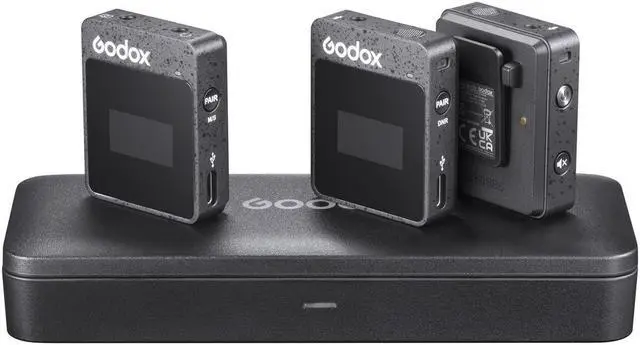 Main image of Godox MoveLink II M2 2.4GHz Wireless Microphone System, Black