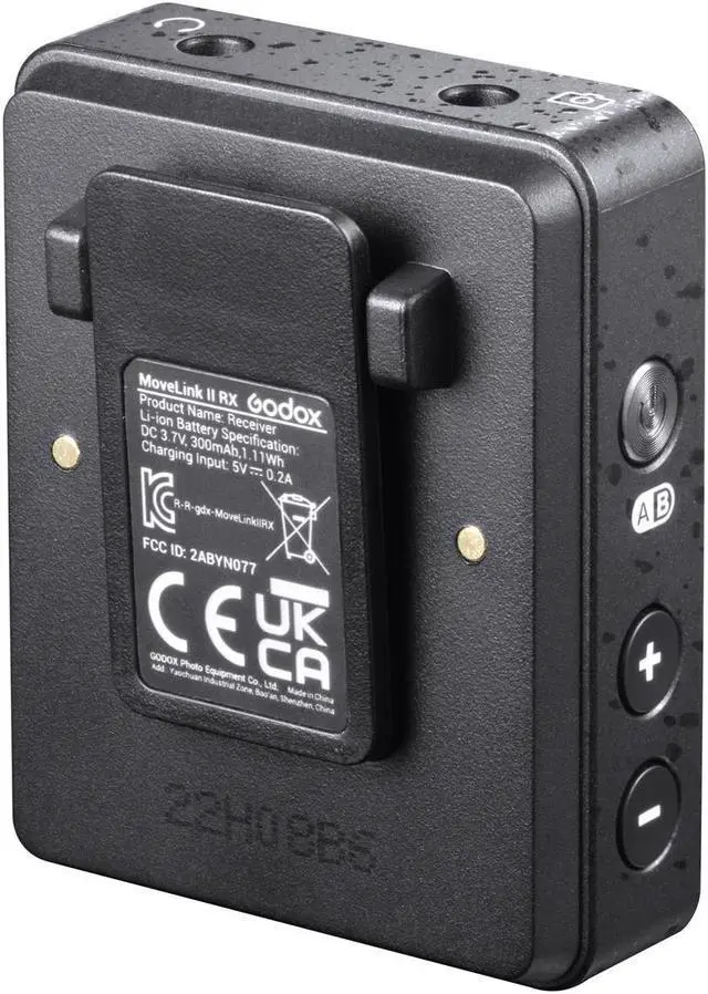 Alt view image 6 of 7 - Godox MoveLink II M2 2.4GHz Wireless Microphone System, Black