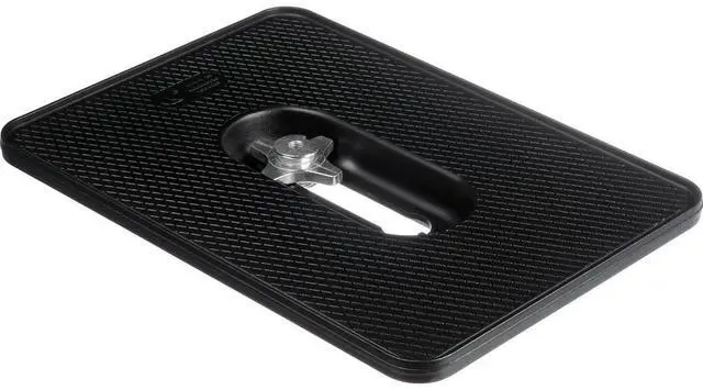 Main image of Manfrotto 183 Aluminum Monitor Platform (9-3/4x13-3/4") for Projectors, Speakers, etc., 3/8" Thread for Mounting on Tripod (#3290)