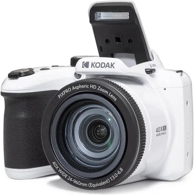 Alt view image 11 of 16 - Kodak PIXPRO AZ405 20.7MP Astro Zoom Digital Camera with 40x Optical Zoom (White)