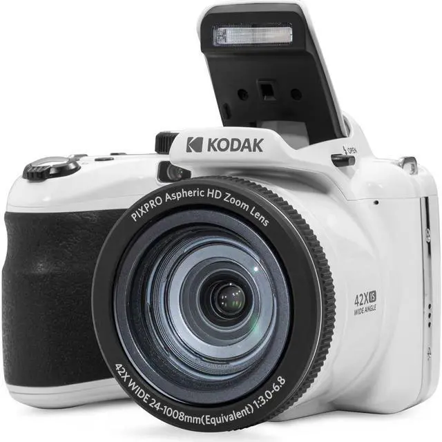 Alt view image 11 of 13 - Kodak PIXPRO AZ425 Astro Zoom 20MP Digital Camera with 42x Optical Zoom (White)