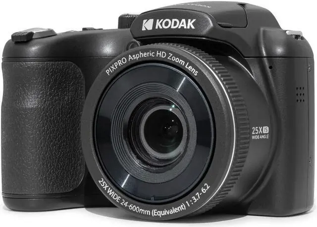 Alt view image 12 of 15 - Kodak PIXPRO AZ255 Astro Zoom 16MP Digital Camera (Black)