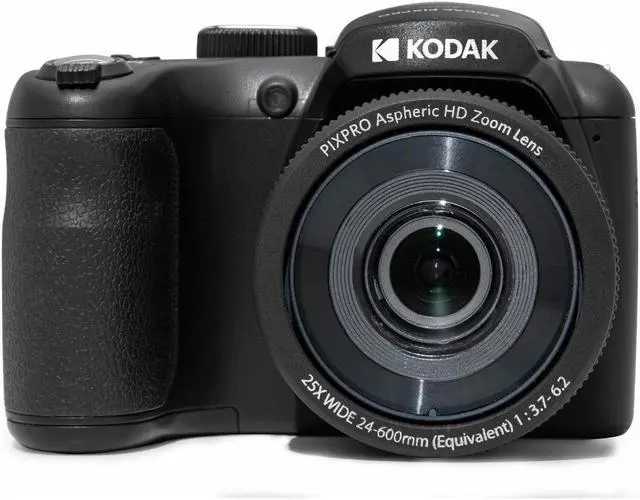 Alt view image 8 of 15 - Kodak PIXPRO AZ255 Astro Zoom 16MP Digital Camera (Black)