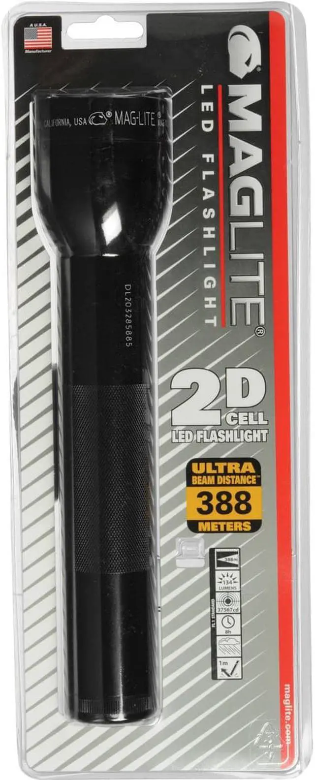 Alt view image 5 of 5 - MAG INSTRUMENT ST2D016 2D Maglite LED Flshlght Blk