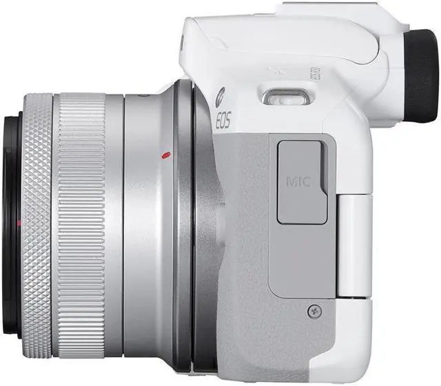 Alt view image 4 of 13 - Canon EOS R50 Mirrorless Camera with RF-S 18-45mm f/4.5-6.3 IS STM Lens, White