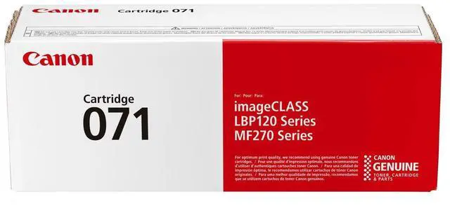 Alt view image 13 of 15 - Canon 071 Standard Toner Cartridge for imageCLASS LBP122dw Printer, Black