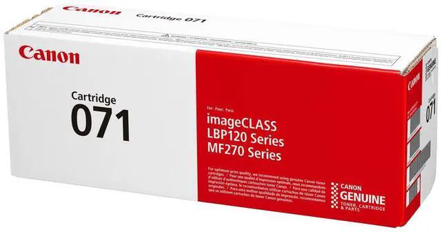 Alt view image 14 of 15 - Canon 071 Standard Toner Cartridge for imageCLASS LBP122dw Printer, Black