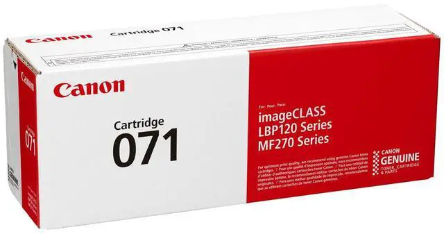 Alt view image 15 of 15 - Canon 071 Standard Toner Cartridge for imageCLASS LBP122dw Printer, Black