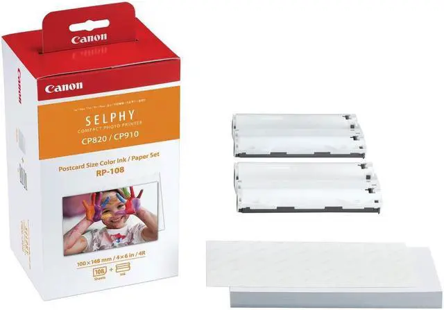 Alt view image 17 of 17 - Canon 8568B001 RP-108 High-Capacity Color Ink/Paper Set