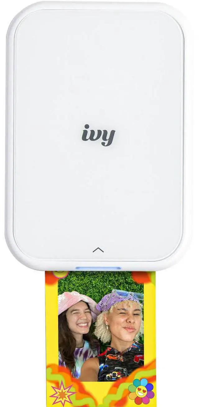 Alt view image 3 of 9 - Canon IVY 2 Mini Photo Printer, Pure White #5452C018
