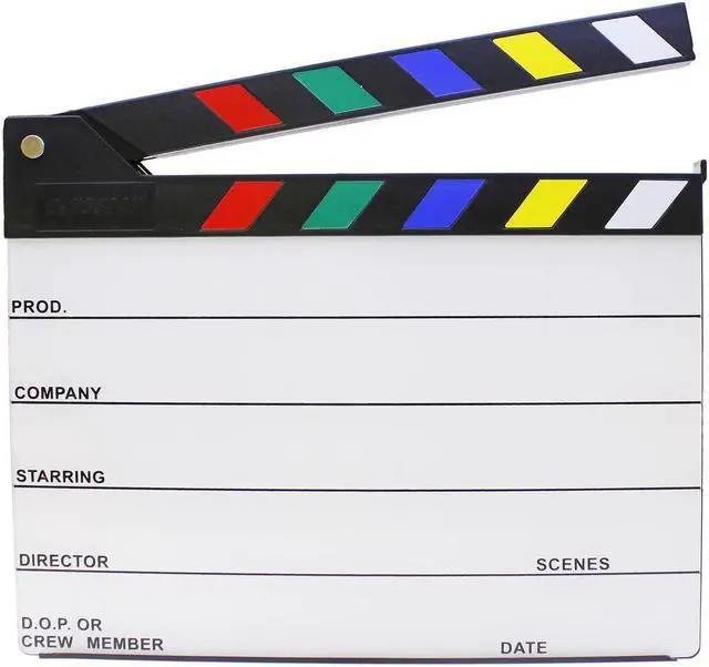 Main image of Cavision Next-Gen Souvenir Slate with Color Clapper Sticks #SSN2818C-SV