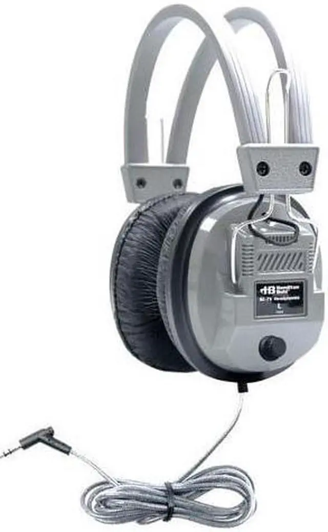 Alt view image 12 of 14 - HamiltonBuhl SC-7V SchoolMate Deluxe Stereo Headphone with 3.5mm Plug & Volume Control