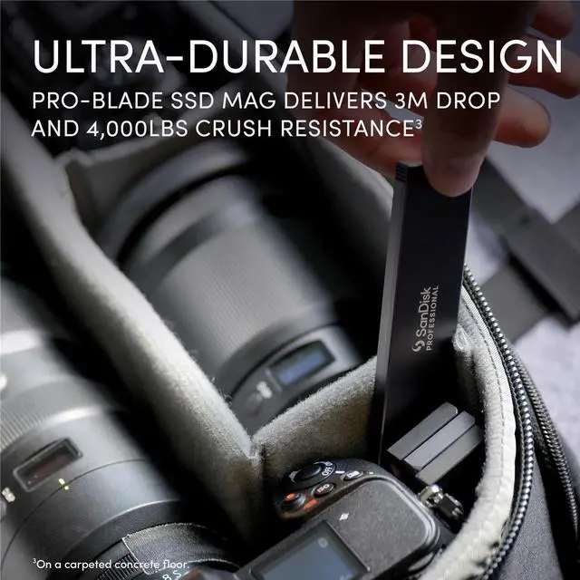 Alt view image 6 of 7 - SanDisk Professional PRO-BLADE SSD TRANSPORT Enclosure #SDPM2NB-0000-GBAND
