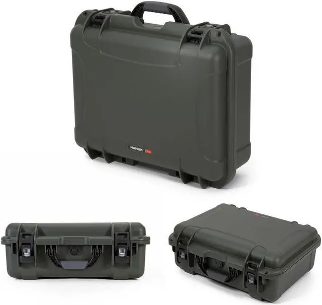 Alt view image 2 of 7 - Nanuk Media Series 930 Lightweight NK-7 Resin Waterproof Hard Case with Foam Insert for Ronin-S2, Olive