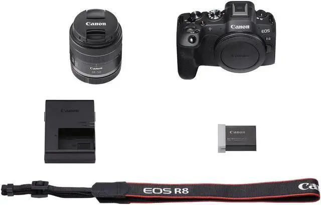 Alt view image 19 of 20 - Canon EOS R8 Full-Frame Mirrorless Camera w/RF24-50mm F4.5-6.3 is STM Lens