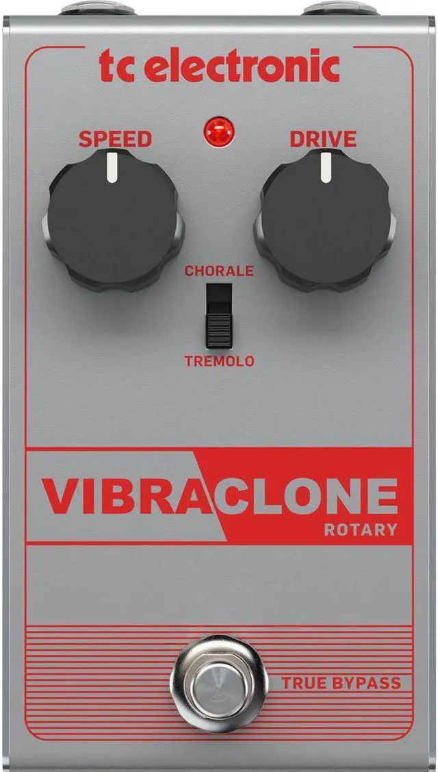 Alt view image 2 of 4 - TC Electronic VIBRACLONE Rotating Speaker Emulator Pedal for Electric Guitars