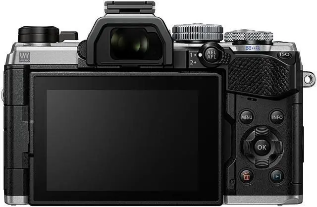 Alt view image 4 of 7 - OM SYSTEM OM-5 Mirrorless Camera, Silver