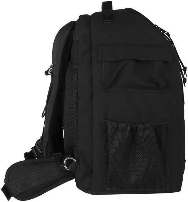Alt view image 4 of 4 - Porta Brace Backpack with Semi-Rigid Frame for Canon C300MK II Camera, Black