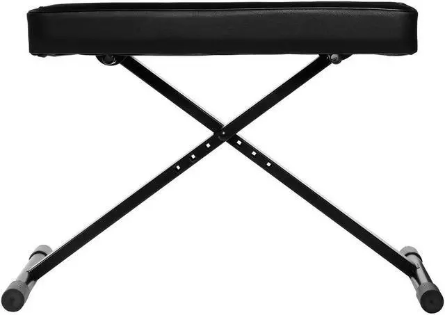 Alt view image 7 of 7 - H&A Keyboard Stand/Bench Pack with Sustain Pedal