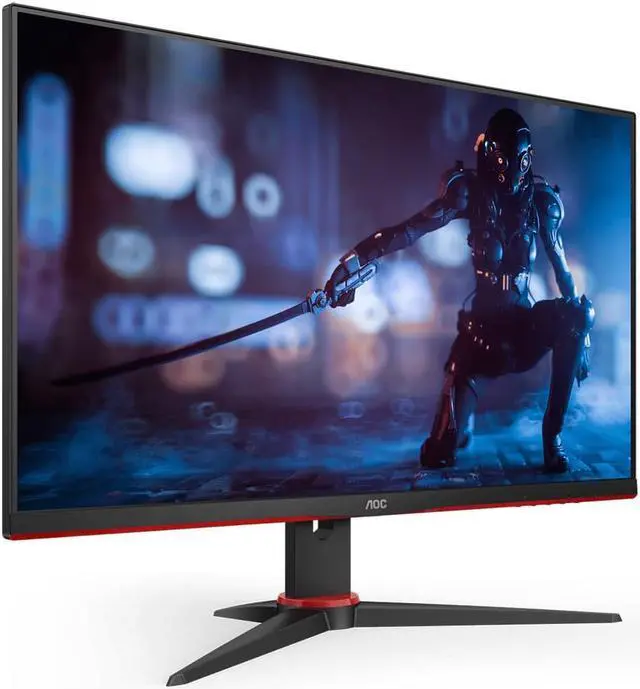 Alt view image 16 of 18 - AOC 24G2SE 23.8" FHD LED Gaming Monitor - Black, Red - Vertical Alignment (VA) - 16.7 Million Colors - Adaptive Sync/FreeSync Premium - 350 Nit - 1 ms - 165 Hz