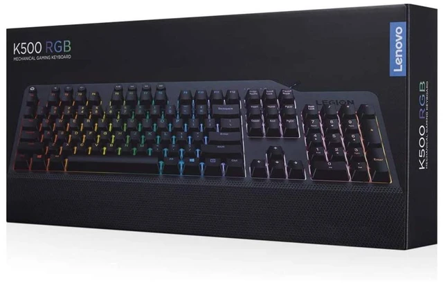 Alt view image 16 of 19 - Lenovo Legion K500 RGB Mechanical Gaming Keyboard, For Gaming