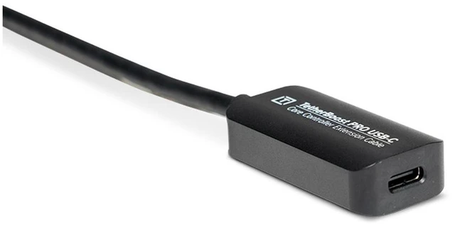 Alt view image 7 of 9 - TetherTools TetherBoost Pro USB-C Core Controller Extension Cable Black TBPRO3-BLK