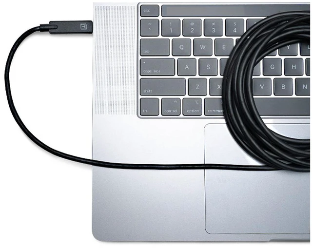 Alt view image 9 of 9 - TetherTools TetherBoost Pro USB-C Core Controller Extension Cable Black TBPRO3-BLK