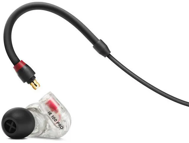 Alt view image 12 of 17 - Sennheiser IE 100 PRO In-Ear Monitoring Headphones (Clear)