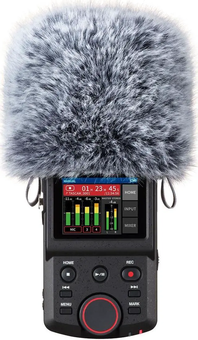 Alt view image 2 of 3 - Tascam WS-86 Windscreen for Portacapture and DR Series Recorders, Gray