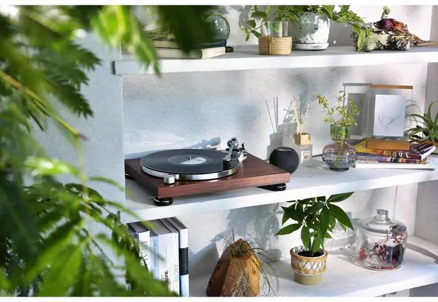 Alt view image 7 of 16 - Audio-Technica AT-LPW50BT-RW Manual Two-Speed Turntable with Bluetooth  Rosewood