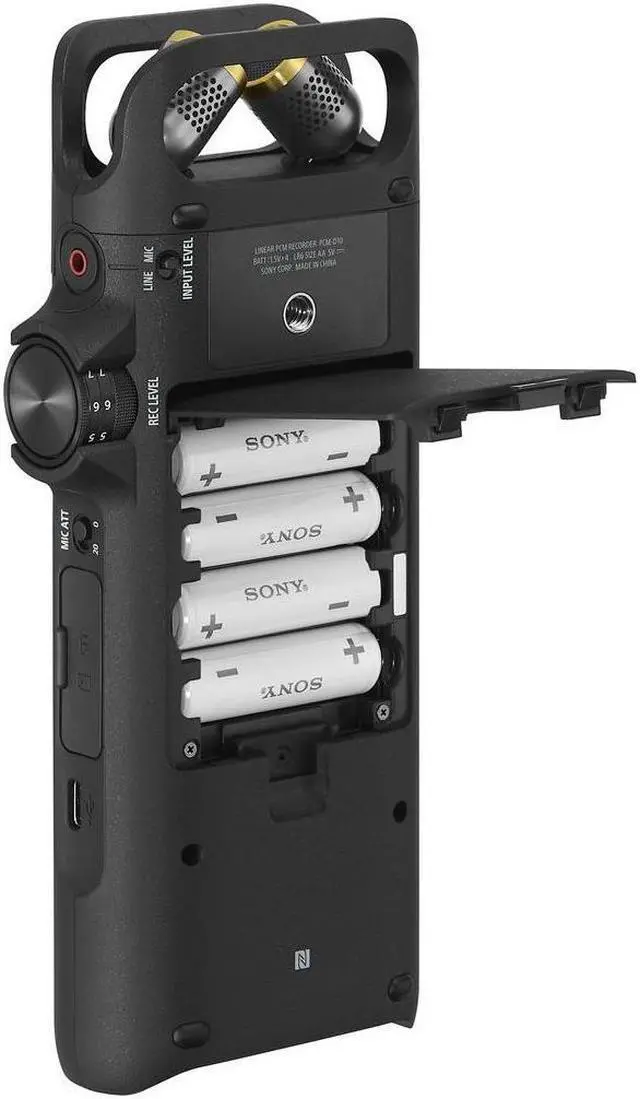 Alt view image 8 of 17 - Sony PCM-D10 Portable High-Resolution Linear PCM Audio Recorder
