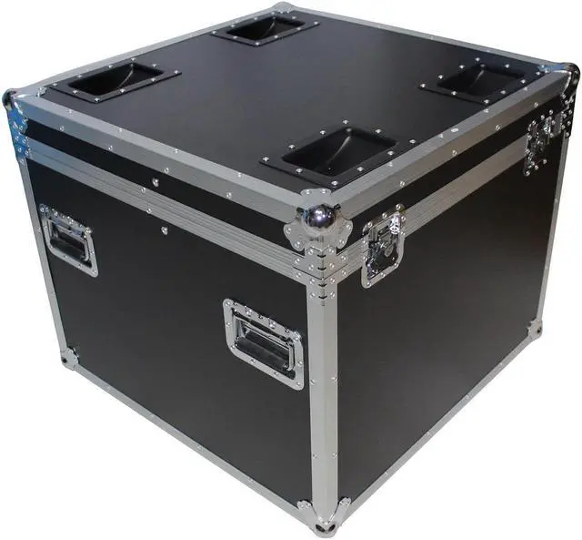 Alt view image 13 of 13 - ProX XS-UTL6 Heavy Duty Utility Trunk Case W-Caster Cups 4 4" Casters 29.5" x 29.5" x 29" - 8.75 Cu.Ft.