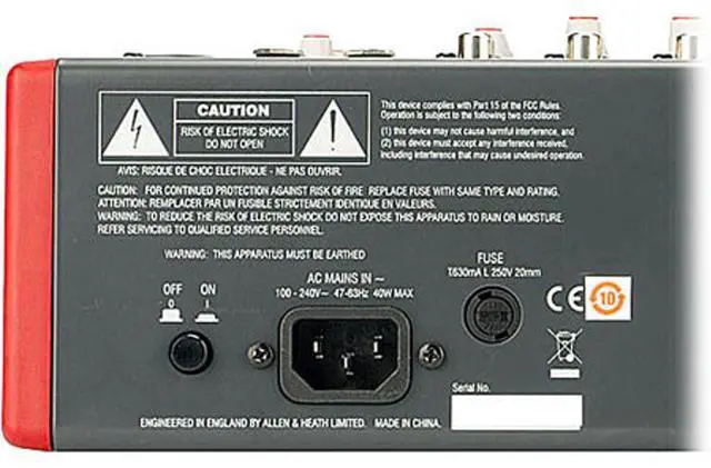 Alt view image 6 of 15 - Allen & Heath ZED14 14 Channel USB Mixer